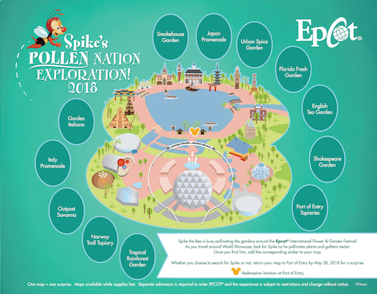 New Honey Bee Scavenger Hunt Added to Epcot International Flower & Garden Festival