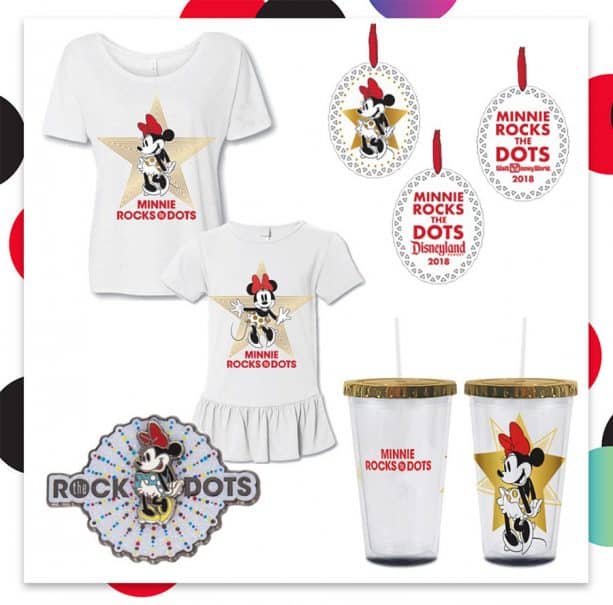 New Minnie Mouse inspired Products rockthedots for National Polka Dot Day 2018 at Disney Parks