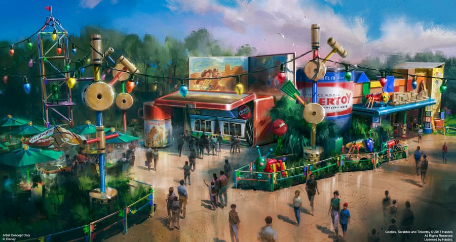Woody’s Lunch Box Rendering from Toy Story Land at Disney’s Hollywood Studios