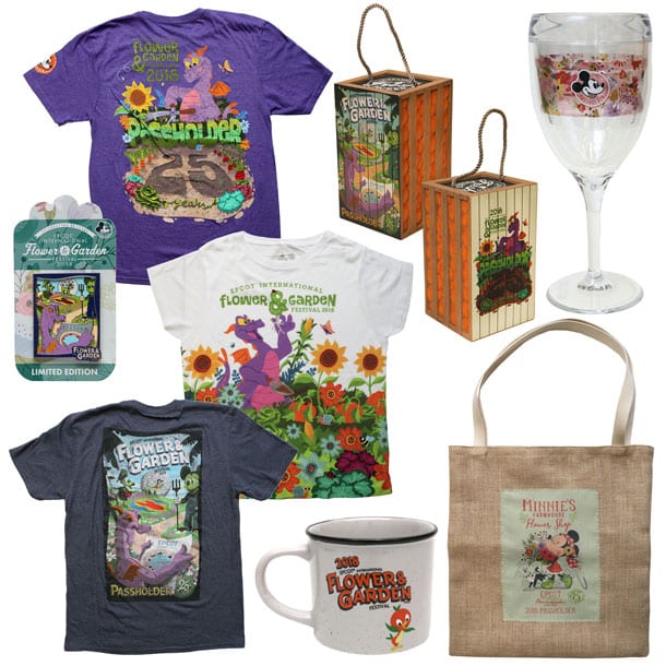 New Merchandise Blooms for 25th Epcot International Flower Garden Festival Annual Passholder Exclusive Products