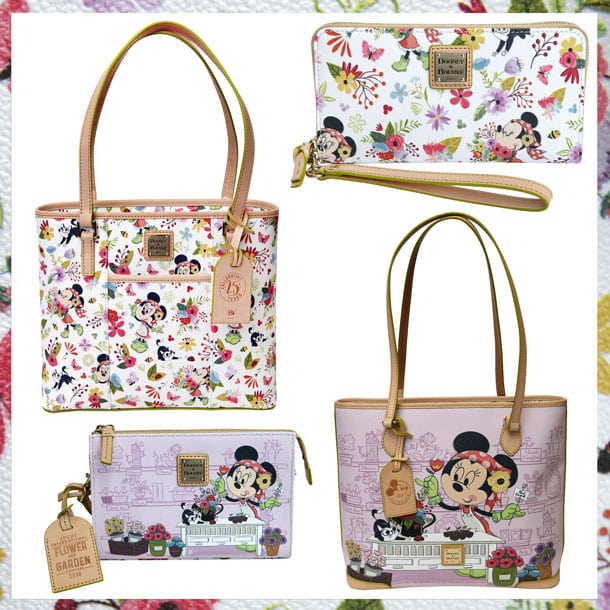 New Merchandise Blooms for 25th Epcot International Flower Garden Festival Dooney Bourke Handbags