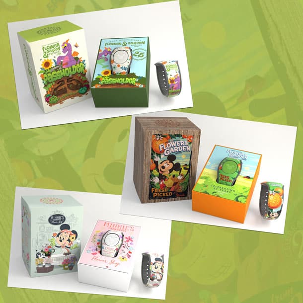 New Merchandise Blooms for 25th Epcot International Flower Garden Festival Magicbands