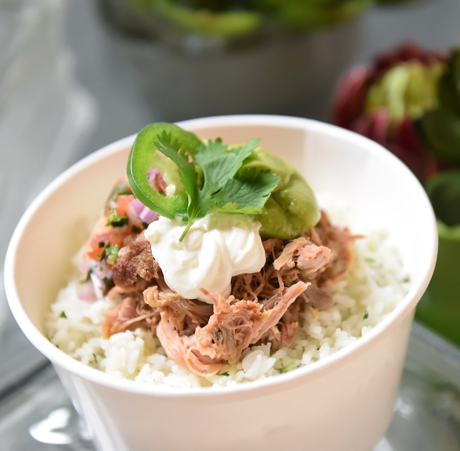Mojo Pork Rice Bowl