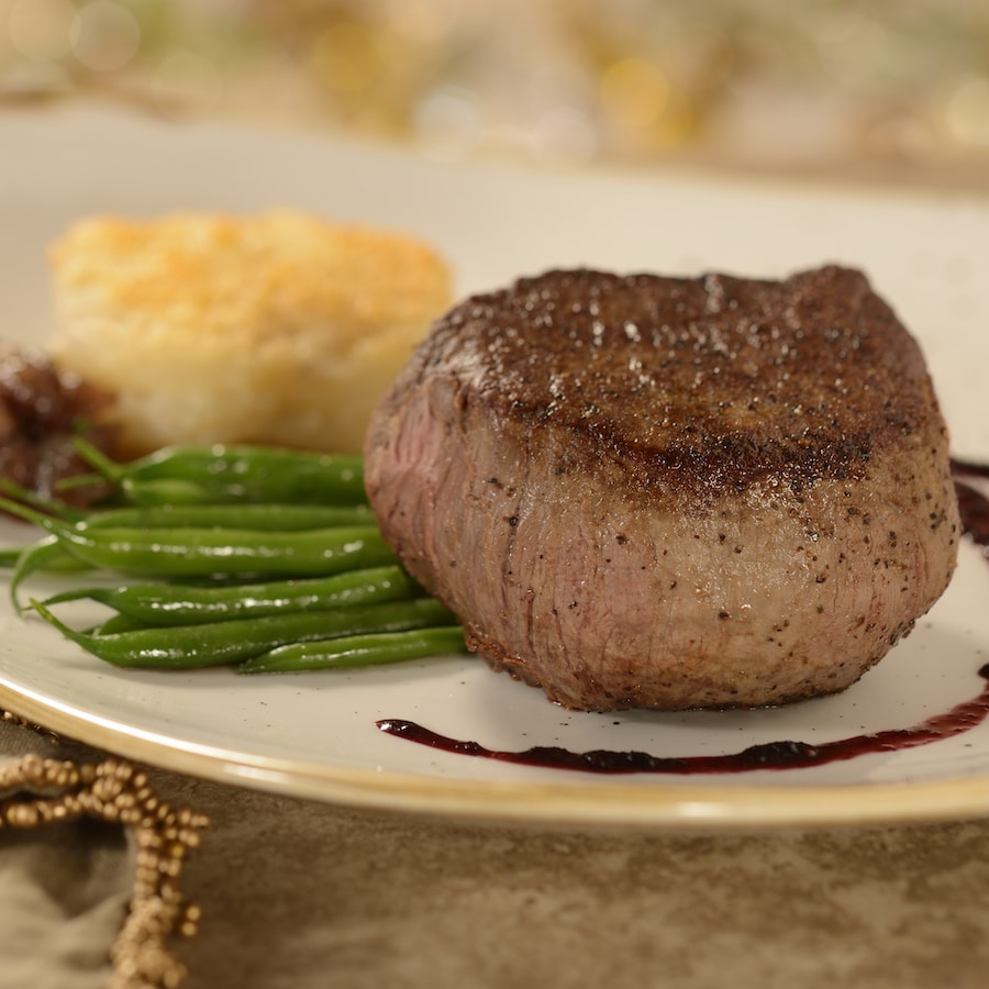 Filet Mignon at Be Our Guest Restaurant in Magic Kingdom Park Filet Mignon at Be Our Guest Restaurant in Magic Kingdom Park