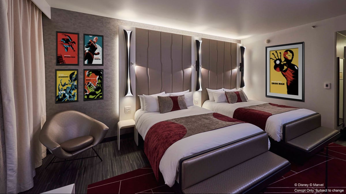 Disneys Hotel New York The Art of Marvel Resort Room
