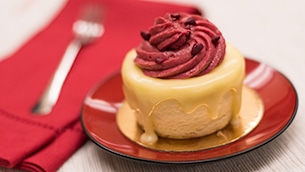 Raspberry Ganache Cheesecake at Disney's All-Star Music Resort