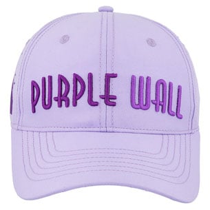 Meet Me at the Purple Wall Baseball Cap - Front