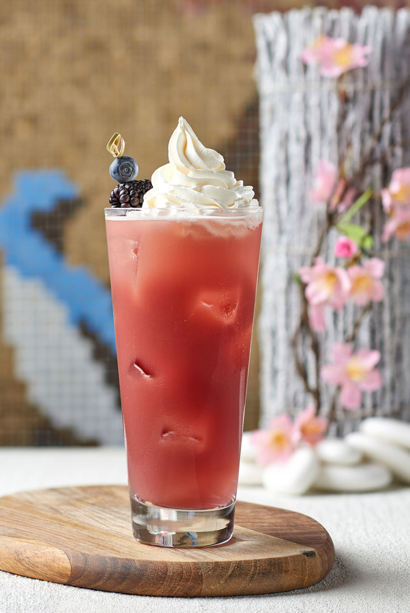 Blue Cherry Cocktail