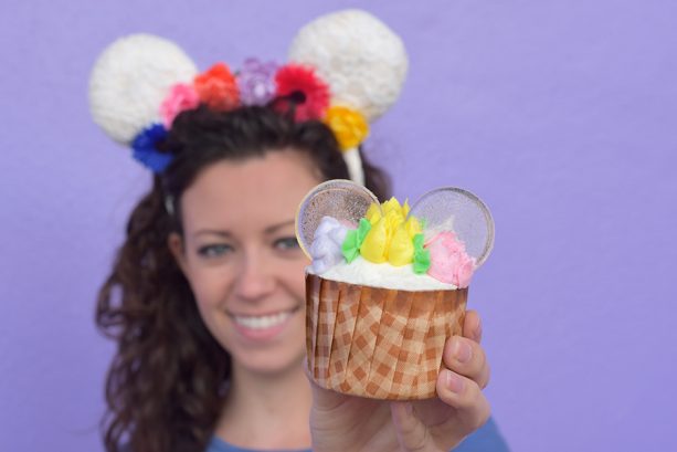 Flower Crown Cupcake at Magic Kingdom Park