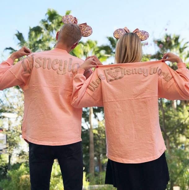 Rose Gold Walt Disney World and Disneyland spirit jerseys