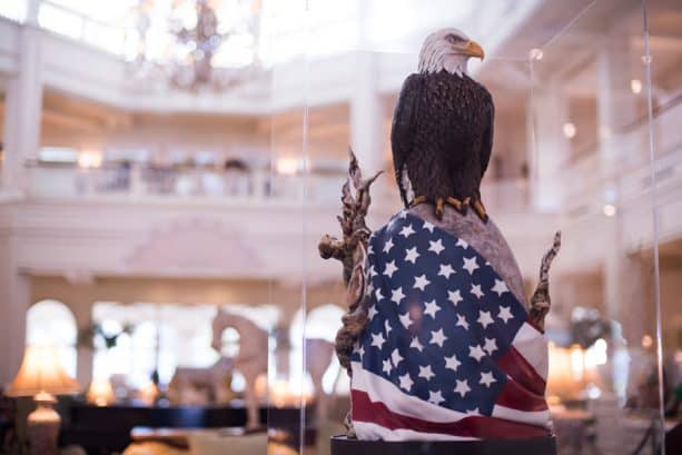 American Eagle Easter Egg at Disney’s Grand Floridian Resort & Spa