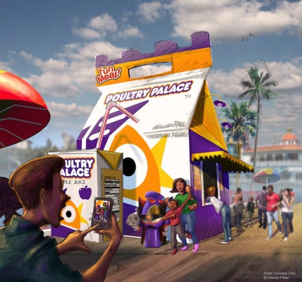 | The Main Street Mouse Poultry Palace Rendering