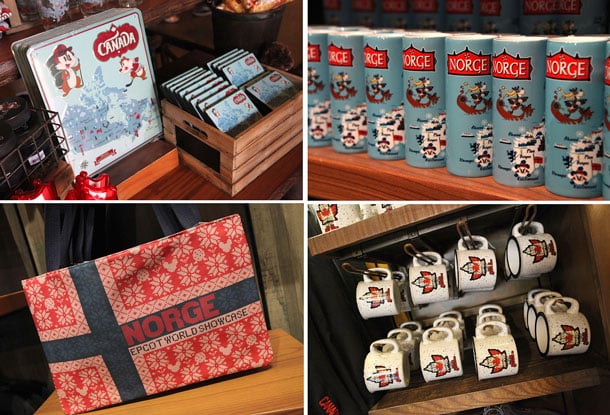 | The Main Street Mouse Merchandise in the Canada and Norway Pavilions at Epcot