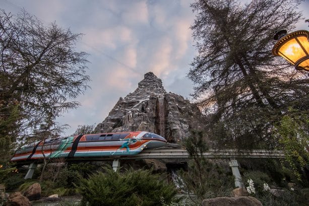 Pixar inspired Disneyland Monorail