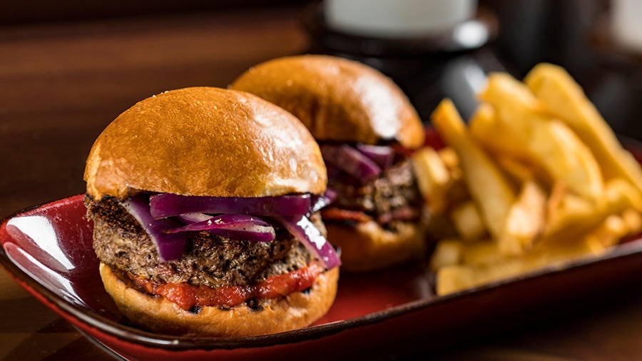 Impossible Burger Sliders Disney’s Animal Kingdom Theme Park for Party for the Planet