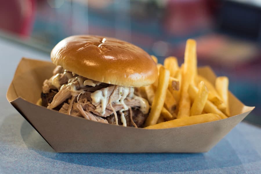 Mojo Pork Burger at Electric Umbrella at Sunshine Seasons