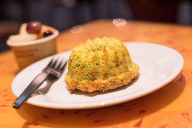 Broccoli Egg White Soufflé at Sunshine Seasons at Epcot