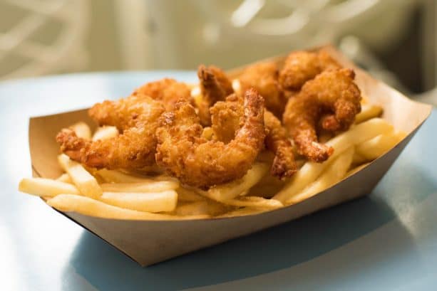 Fried Shrimp at Liberty Inn at Epcot
