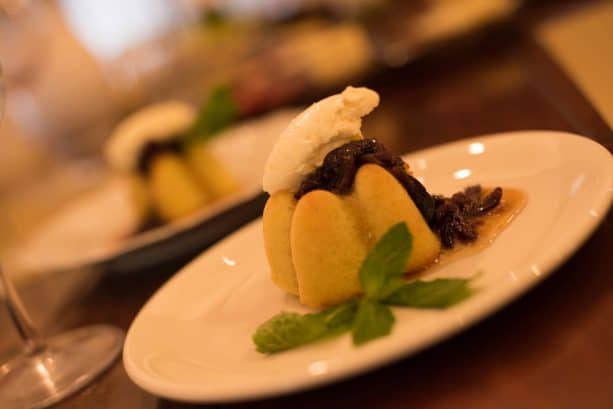 | The Main Street Mouse Olive Oil Cake at Wine Bar George Menu Preview
