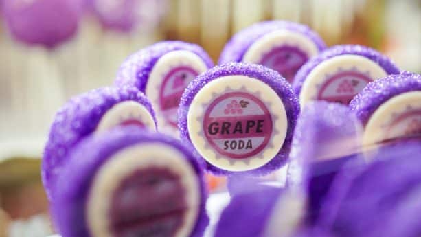 Grape Soda Cake Pop for Pixar Fest at Disneyland Resort