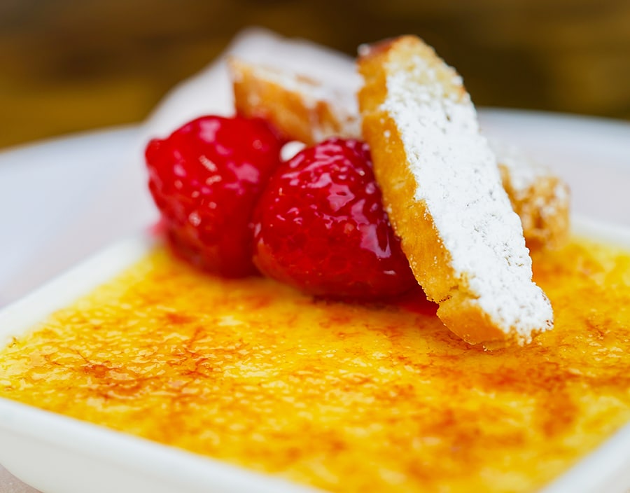 Storytellers Cafe Desserts CremeBrulee