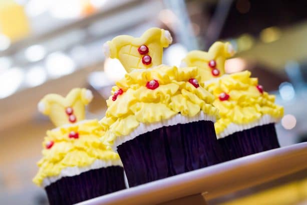 | The Main Street Mouse Belle Cupcake at Sunshine Seasons at Epcot