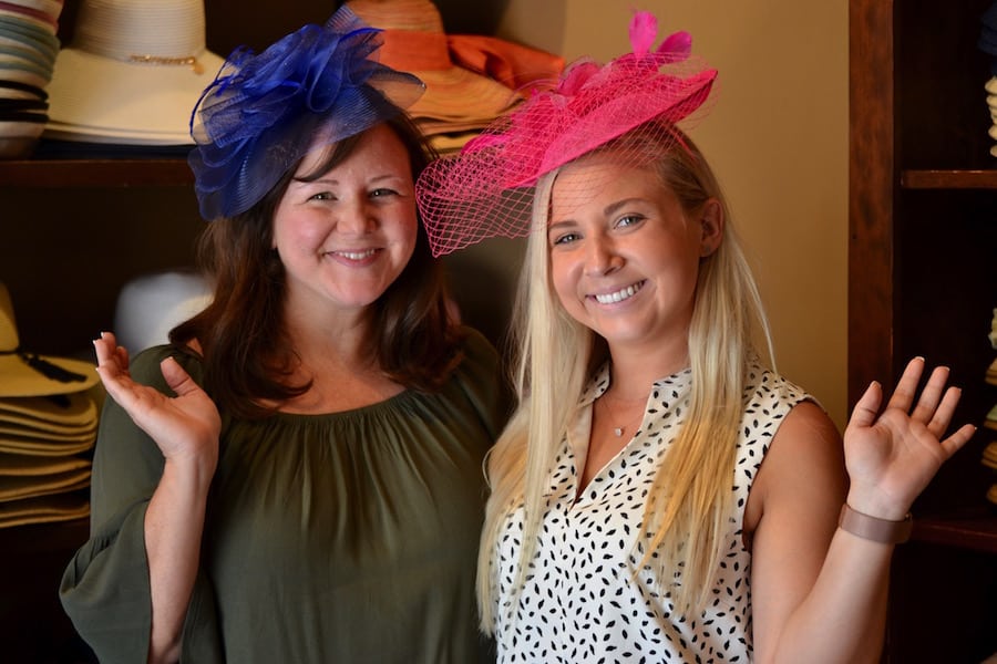 | The Main Street Mouse Guests Pose with Hats from Chapel Hats
