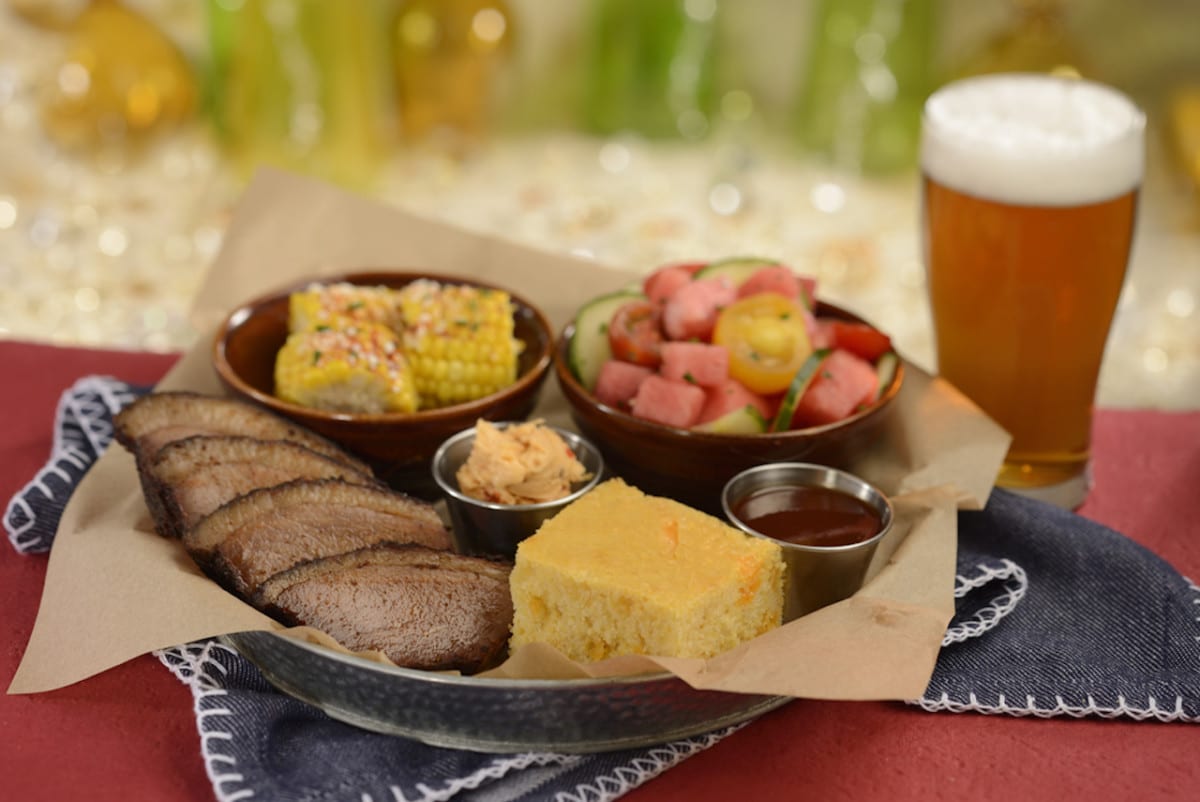 Carved Beef Brisket Platter at the Diamond Horseshoe at Magic Kingdom Park