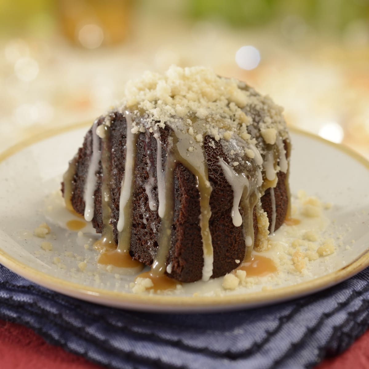 Buttermilk Chocolate Cake at The Diamond Horseshoe at Magic Kingdom Park