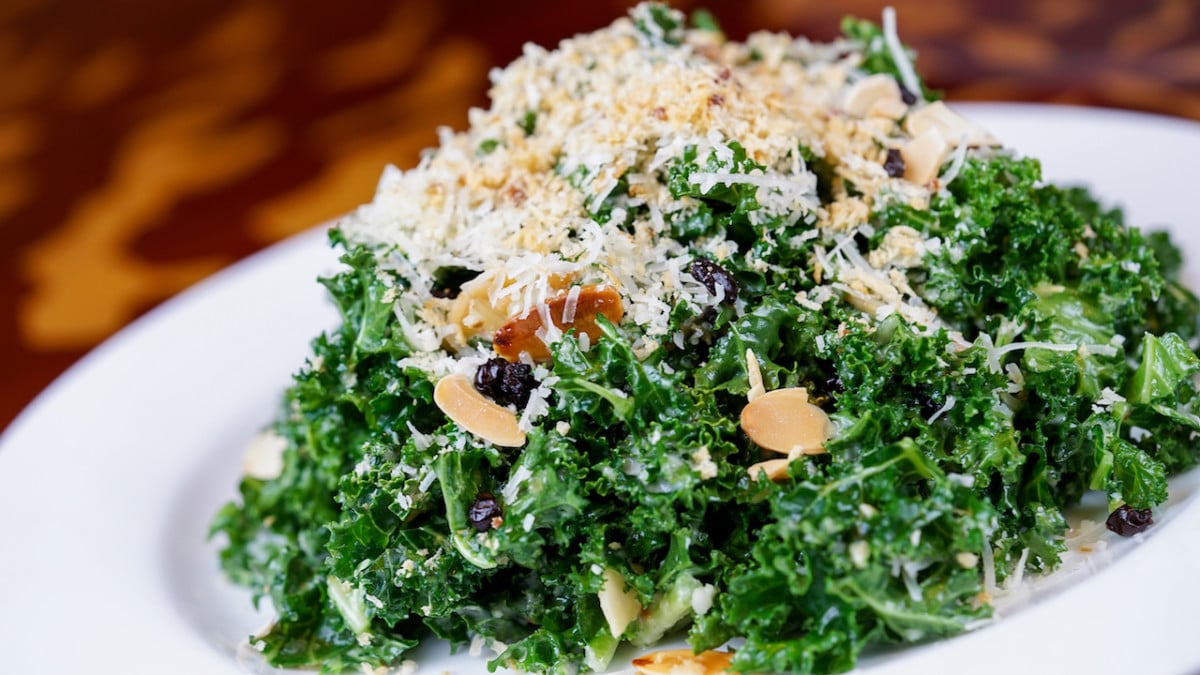 Kale Salad at Storytellers Cafe at Disneys Grand Californian Hotel Spa