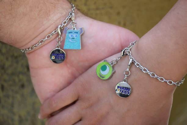 Pixar Fest Merchandise at the Disneyland Resort Pixar themed Friendship Charm Bracelets