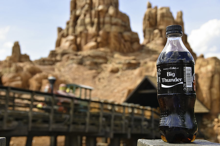 Coke Zero bottle, Big Thunder Mountain, Disney Parks