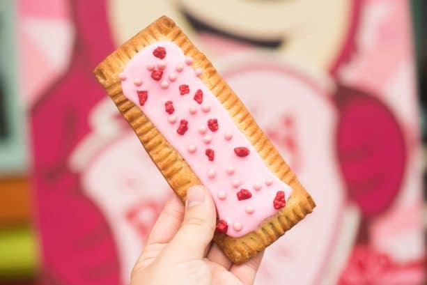 | The Main Street Mouse Raspberry Lunch Box Tart at Woodys Lunch Box at Toy Story Land at Disneys Hollywood Studios