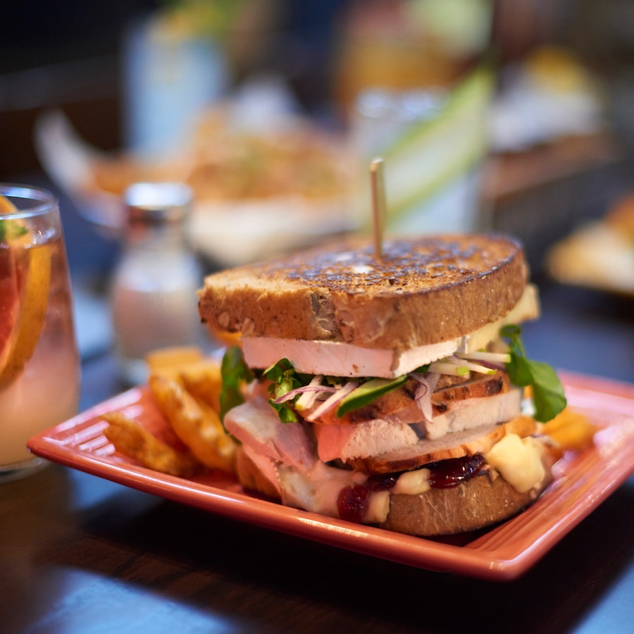 Turkey and Brie Sandwich at Rix Sports Bar & Grill at Disney’s Coronado Resort