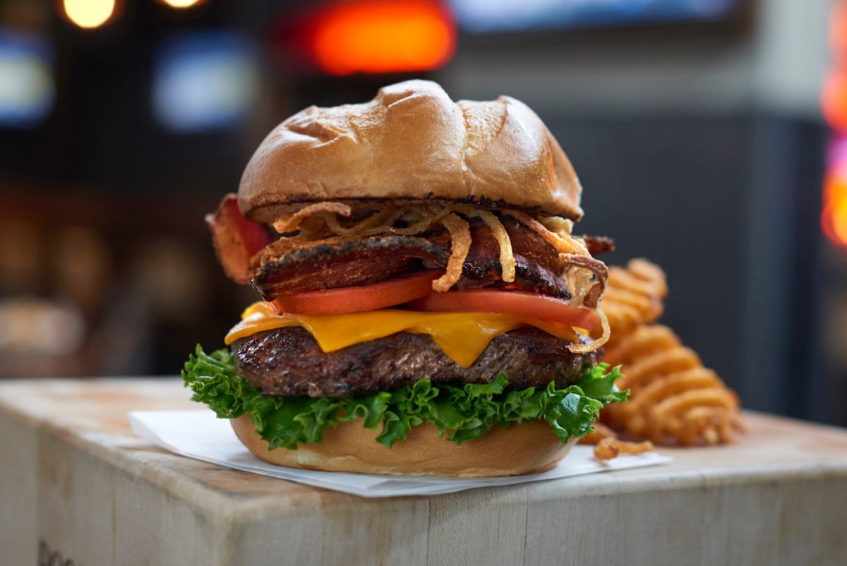 Bacon Cheese Burger at Rix Sports Bar & Grill at Disney’s Coronado Resort
