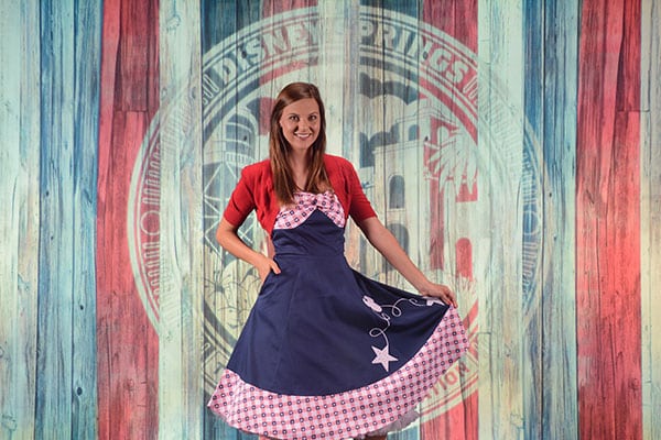 Virtual backdrop for Independence Day, red white and blue