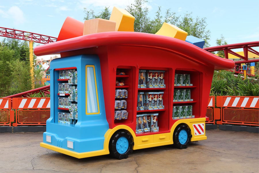 Toy Story Land Merchandise Kisok