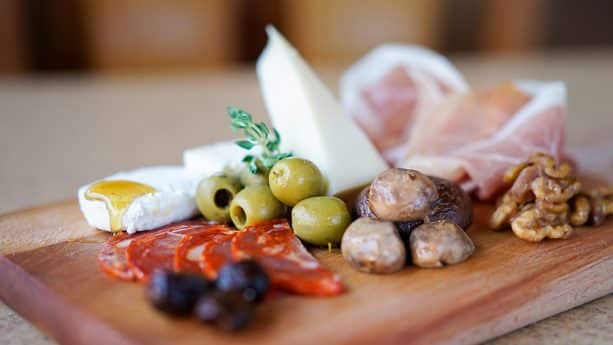 Cheese plateWine Country Trattoria Disney California Adventure park