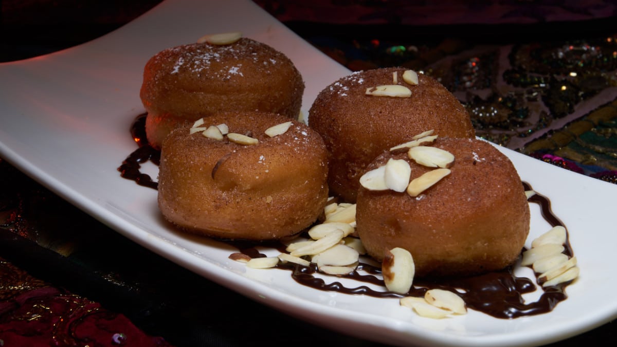 Warm Beignets at Restaurant Marrakesh at Epcot