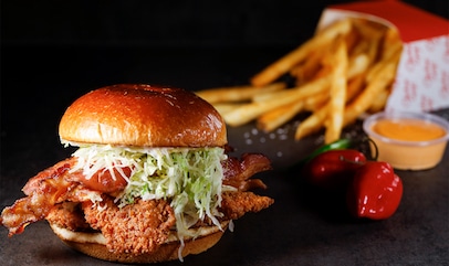 Big Bite B.L.A.T. at Chicken Guy! At Disney Springs