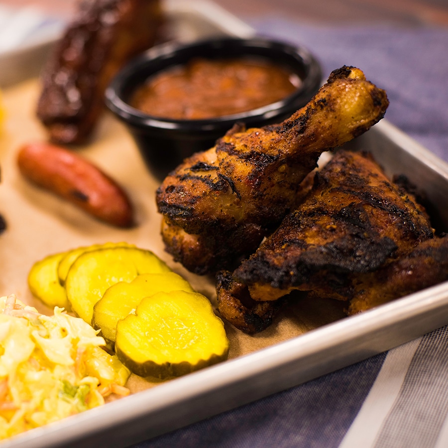 Sci-Fi Barbecue Platter at Sci-Fi Dine-In Theater Restaurant at Disney’s Hollywood Studios
