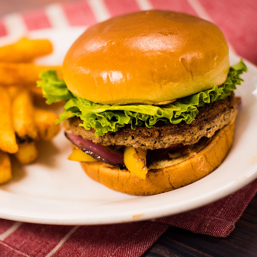 Vegan Burger at ABC Commissary at Disney’s Hollywood Studios