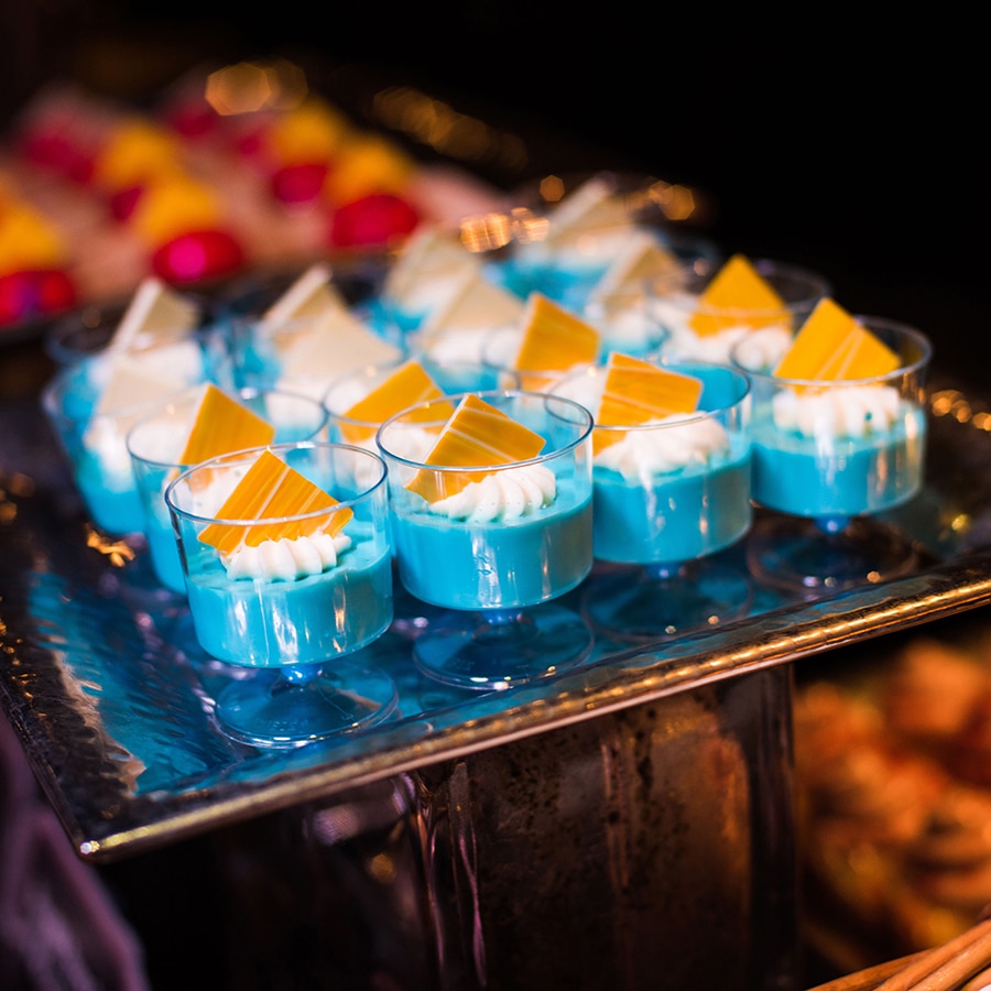 Blue Milk Panna Cotta at Star Wars: A Galactic Spectacular Dessert Party at Disney’s Hollywood Studios”] 