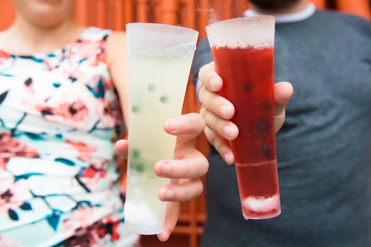 | The Main Street Mouse Violets Force Field Punch and Dashs Super Lemonade at Cool Ship at Magic Kingdom Park