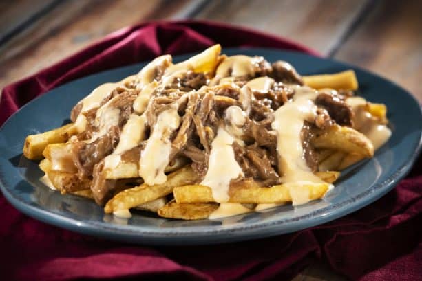 Beef Brisket Poutine at Refreshment Port for the Epcot International Food Wine Festival