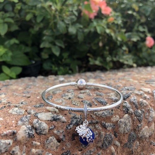 | The Main Street Mouse Travel inspired Pandora Charm Featuring Mickey Mouse