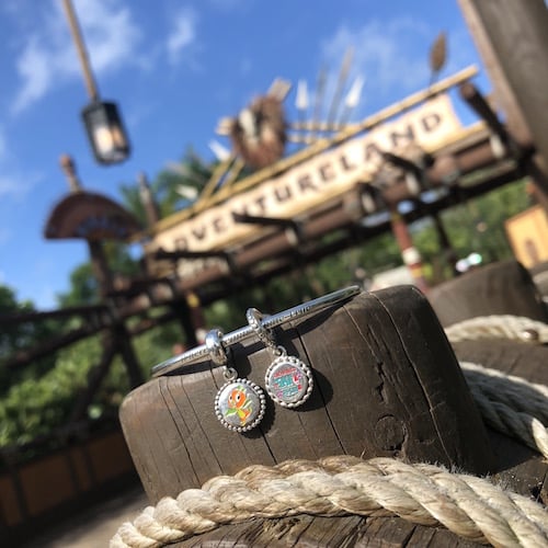| The Main Street Mouse Orange Bird and Enchanted Tiki Room Pandora Charms