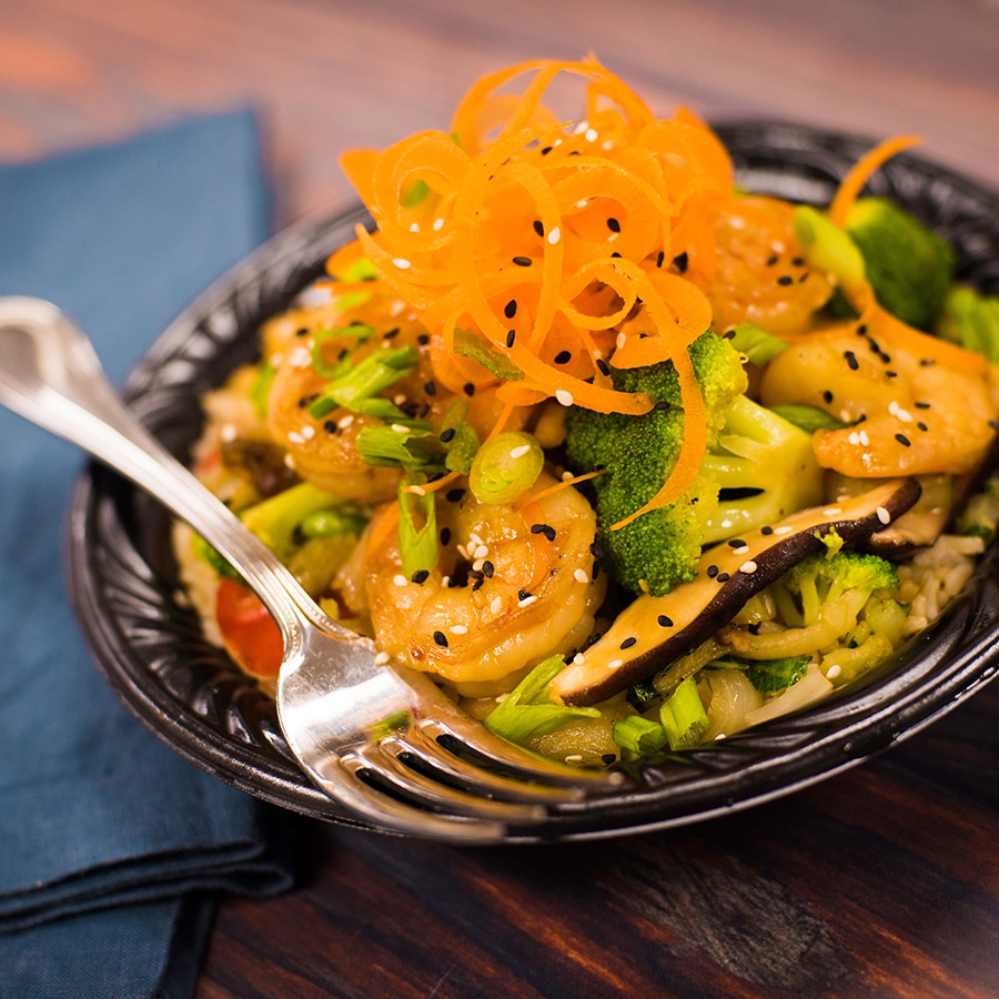 Shrimp Teriyaki Bowl at ABC Commissary at Disney’s Hollywood Studios
