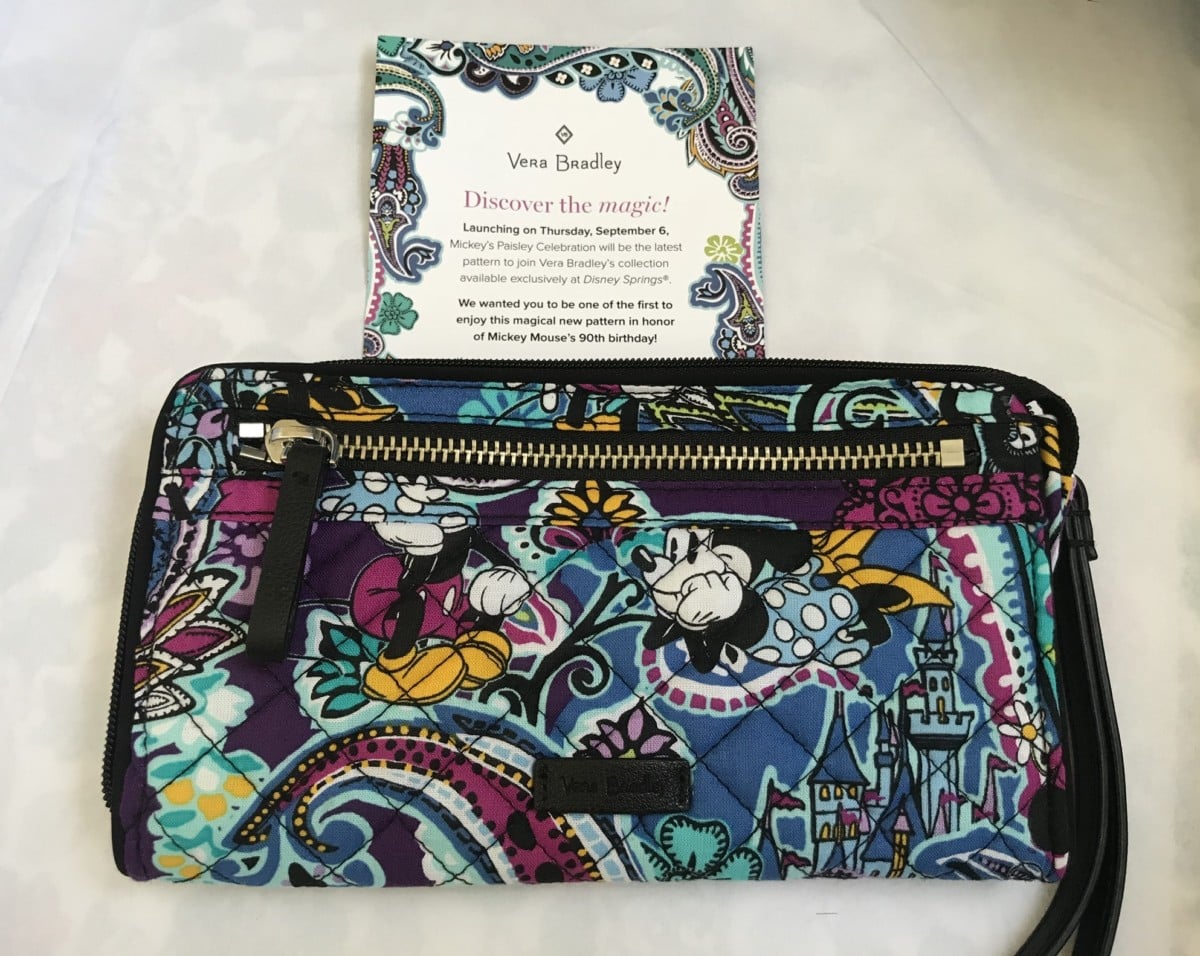 Vera Bradley Mickey’s Paisley Celebration Collection