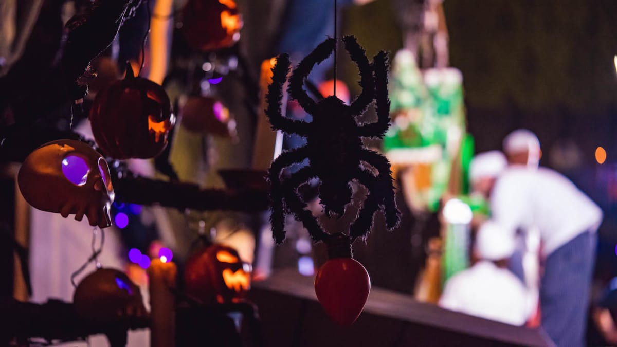 | The Main Street Mouse Disneyland Pastry Chefs Working on the Haunted Mansion Holiday 2018 Gingerbread House at Disneyland Park
